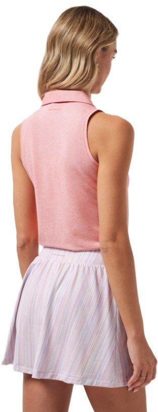 Travis Mathew Featherweight Active 2.0 Sleeveless dames polo, heather porcelain rose