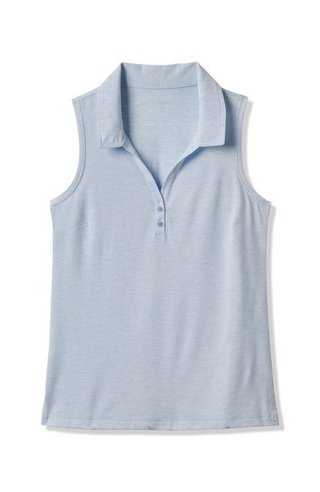 Travis Mathew Featherweight Active 2.0 Sleeveless dames polo, heather kentucky blue