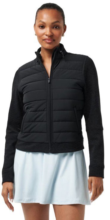 Travis Mathew Skyloft Soft Espresso Martini dames sweatshirt/jack, heather black