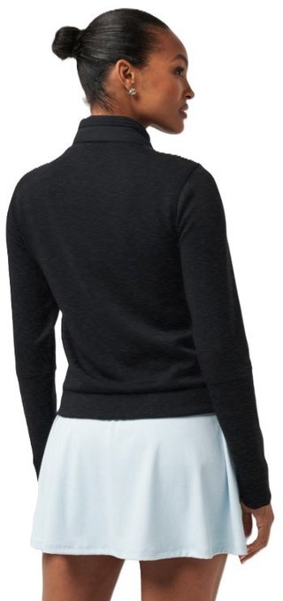 Travis Mathew Skyloft Soft Espresso Martini dames sweatshirt/jack, heather black