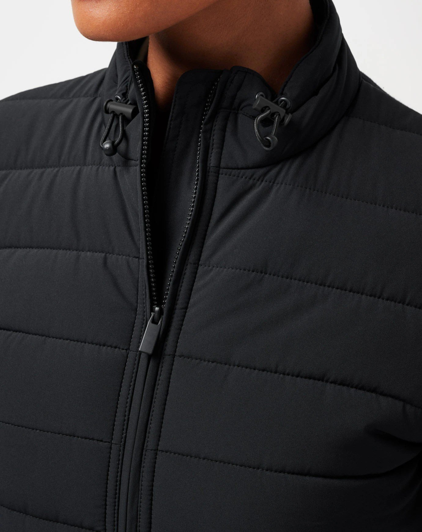 Travis Mathew Skyloft Soft Espresso Martini dames sweatshirt/jack, heather black