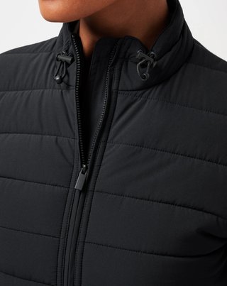 Travis Mathew Skyloft Soft Espresso Martini dames sweatshirt/jack, heather black