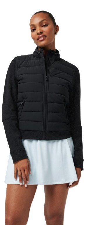Travis Mathew Skyloft Soft Espresso Martini dames sweatshirt/jack, heather black
