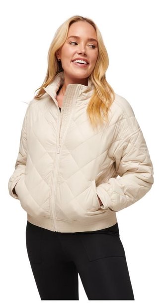 Travis Mathew Lights at Night Quilted dames jack, pumice stone