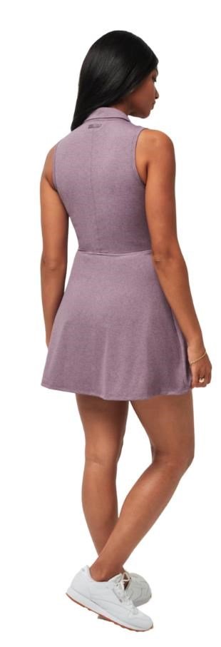 Travis Mathew Moveknit Sleeveless dames jurk, heather moonscape