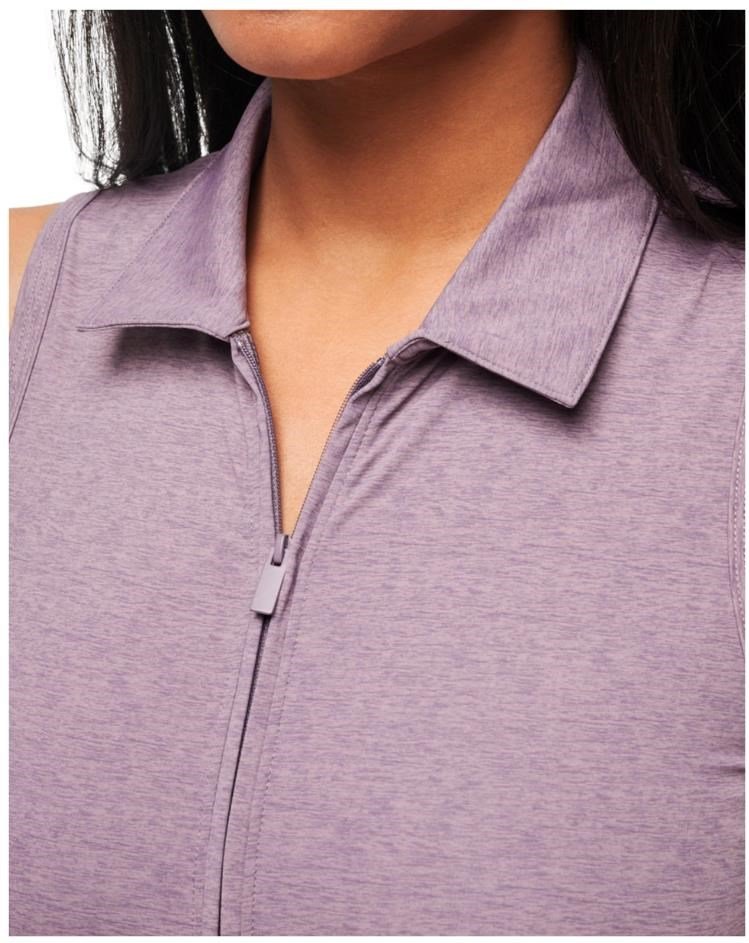 Travis Mathew Moveknit Sleeveless dames jurk, heather moonscape