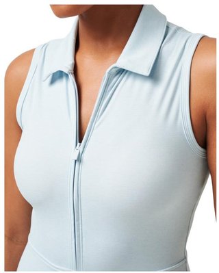Travis Mathew Moveknit Sleeveless dames jurk, heather baby blue