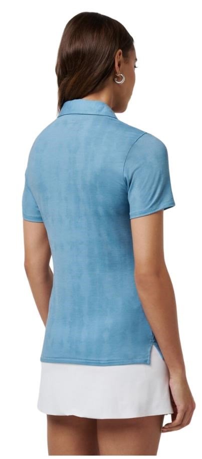 Travis Mathew Featherweight Active Printed dames polo, smoke blue multi