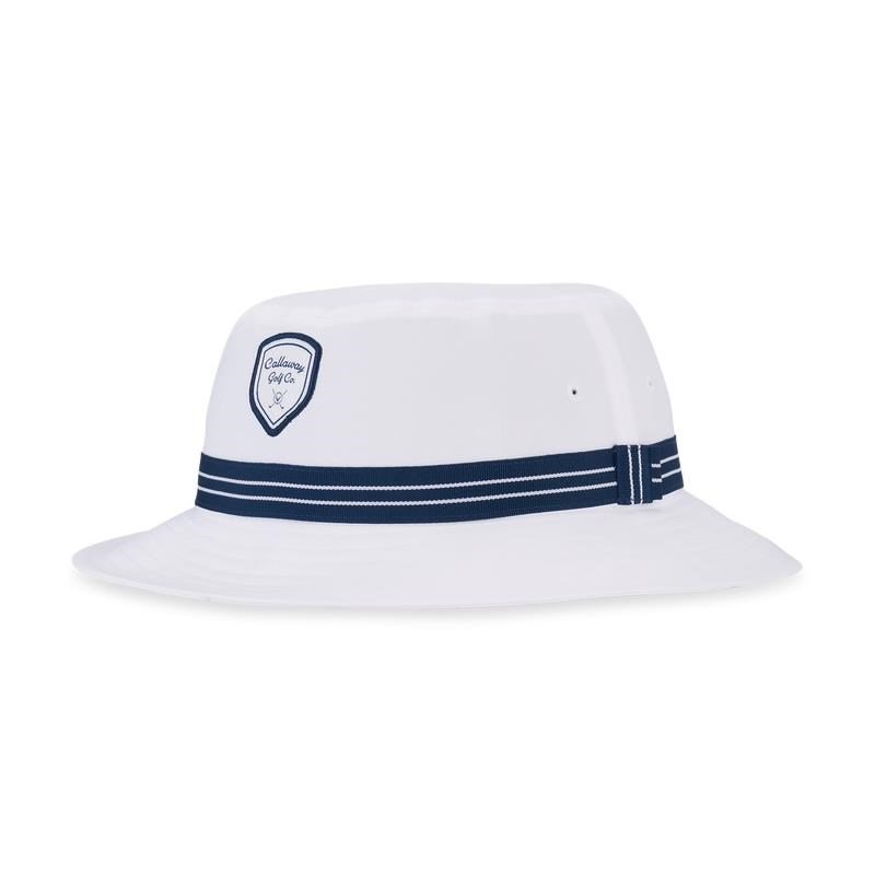 Callaway Bucket Hat heren, wit/navy
