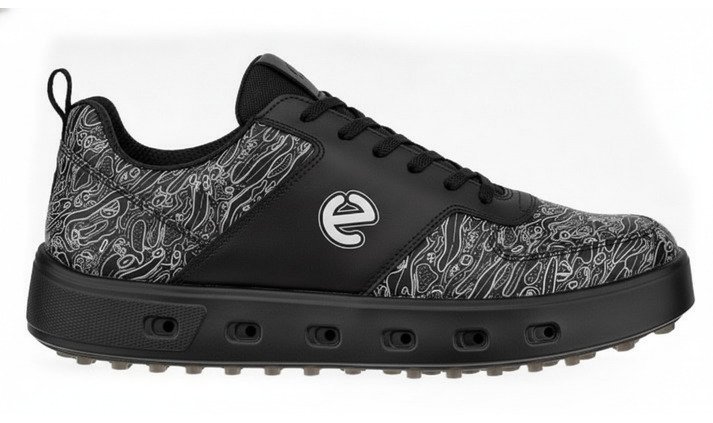 Ecco Street 720 heren golfschoenen, zwart