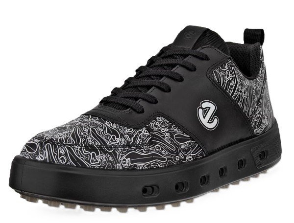 Ecco Street 720 heren golfschoenen, zwart