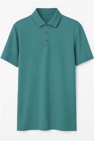 Oakley Grid Camo heren polo, aop monogram pacific