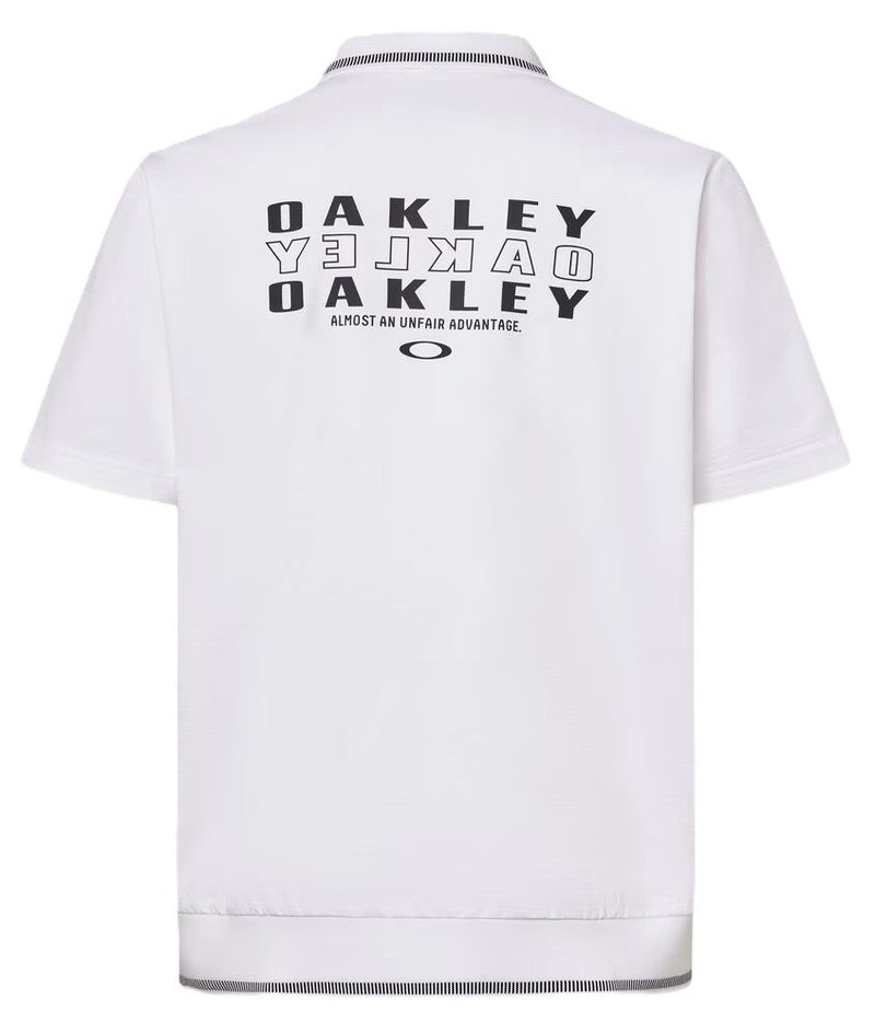 Oakley O-Sync Pack Abstract Hem heren polo, wit