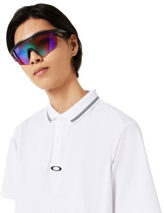 Oakley O-Sync Pack Abstract Hem heren polo, wit