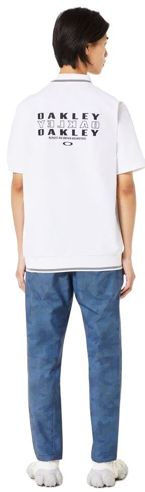 Oakley O-Sync Pack Abstract Hem heren polo, wit