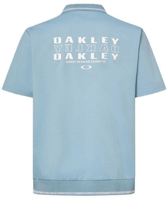 Oakley O-Sync Pack Abstract Hem heren polo, blue ice