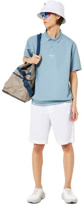 Oakley O-Sync Pack Abstract Hem heren polo, blue ice