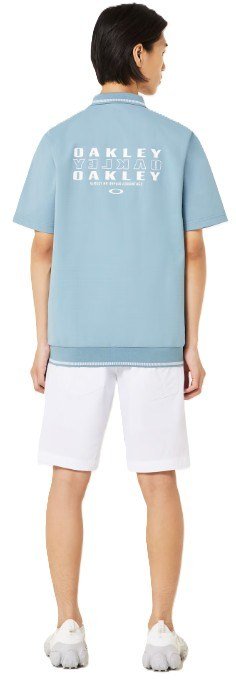 Oakley O-Sync Pack Abstract Hem heren polo, blue ice