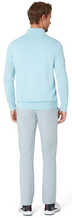 Callaway 1/4 Blended Merino heren trui, arctic paradise