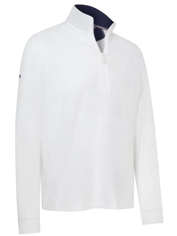 Callaway 1/4 Zip heren pullover, bright white