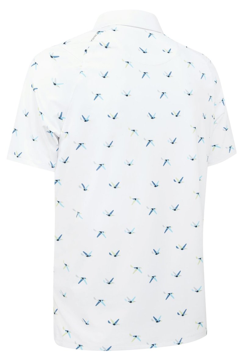 Callaway All Over Birdie heren polo, bright white