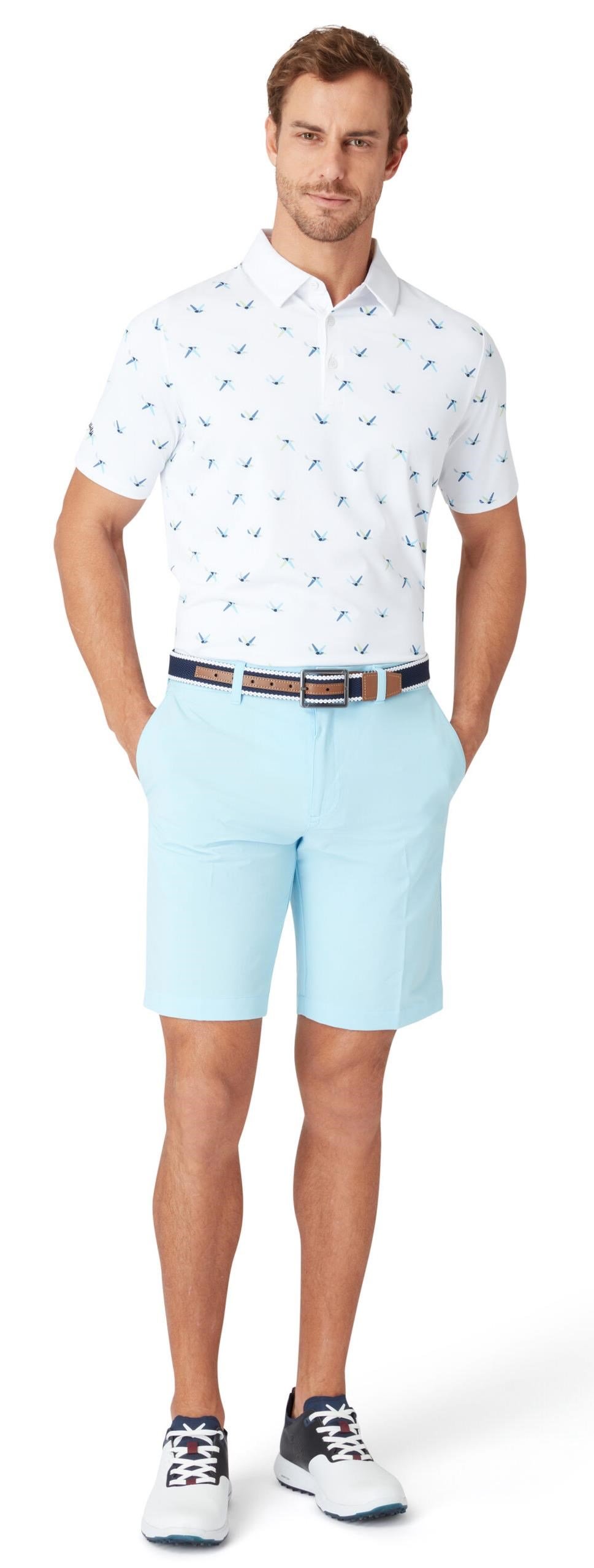 Callaway All Over Birdie heren polo, bright white