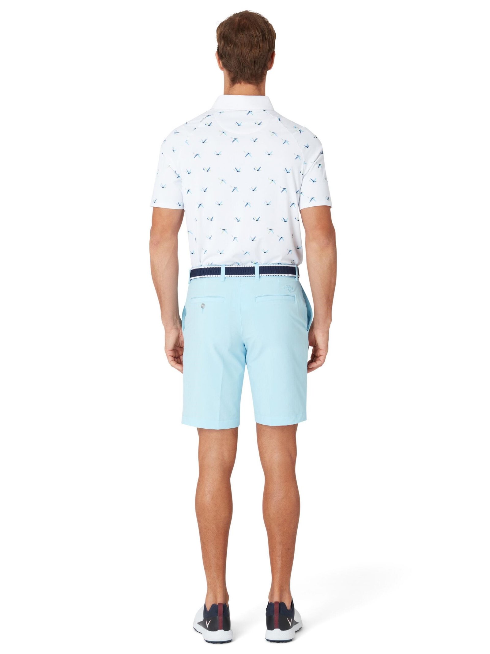 Callaway All Over Birdie heren polo, bright white