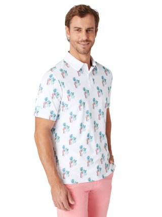 Callaway 19th Hole heren polo, bright white