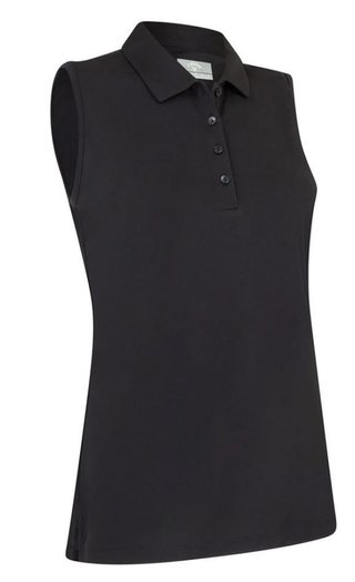 Callaway Tournament Sleeveless dames polo, caviar
