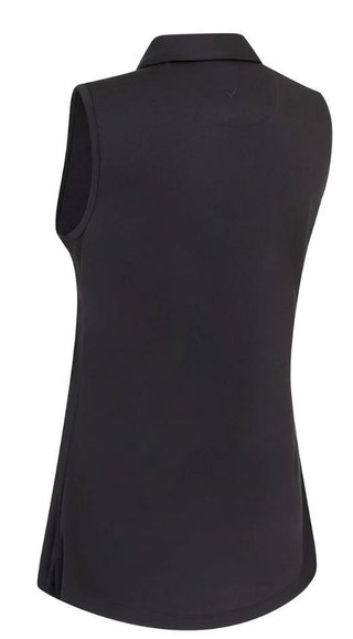 Callaway Tournament Sleeveless dames polo, caviar