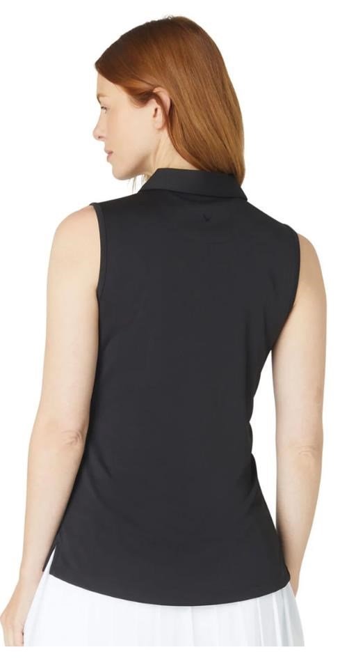 Callaway Tournament Sleeveless dames polo, caviar