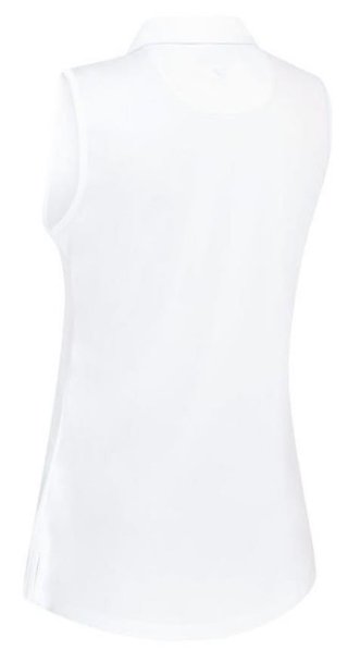 Callaway Tournament Sleeveless dames polo, bright white