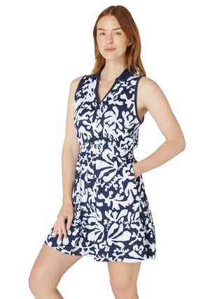 Callaway Abstract Floral dames jurk, peacoat