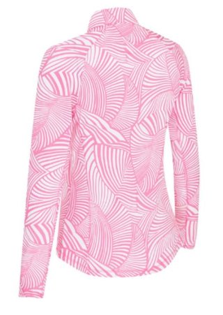 Callaway Stencil Floral dames sweatshirt, cheeky pink