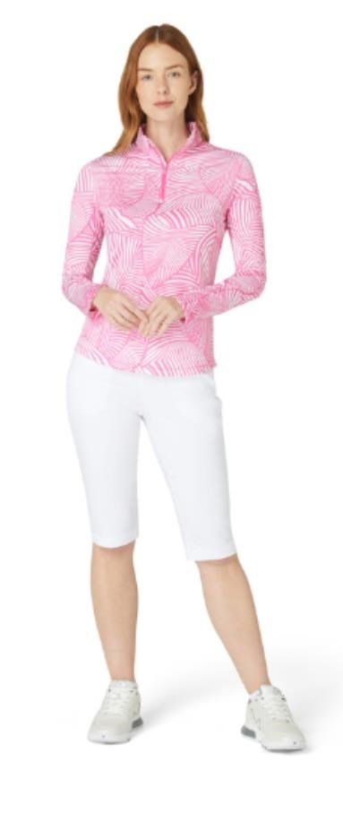 Callaway Stencil Floral dames sweatshirt, cheeky pink