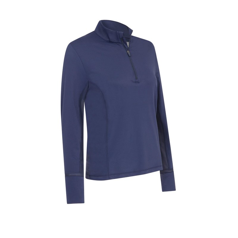 Callaway Colourblock Sun Protection dames top, peacoat
