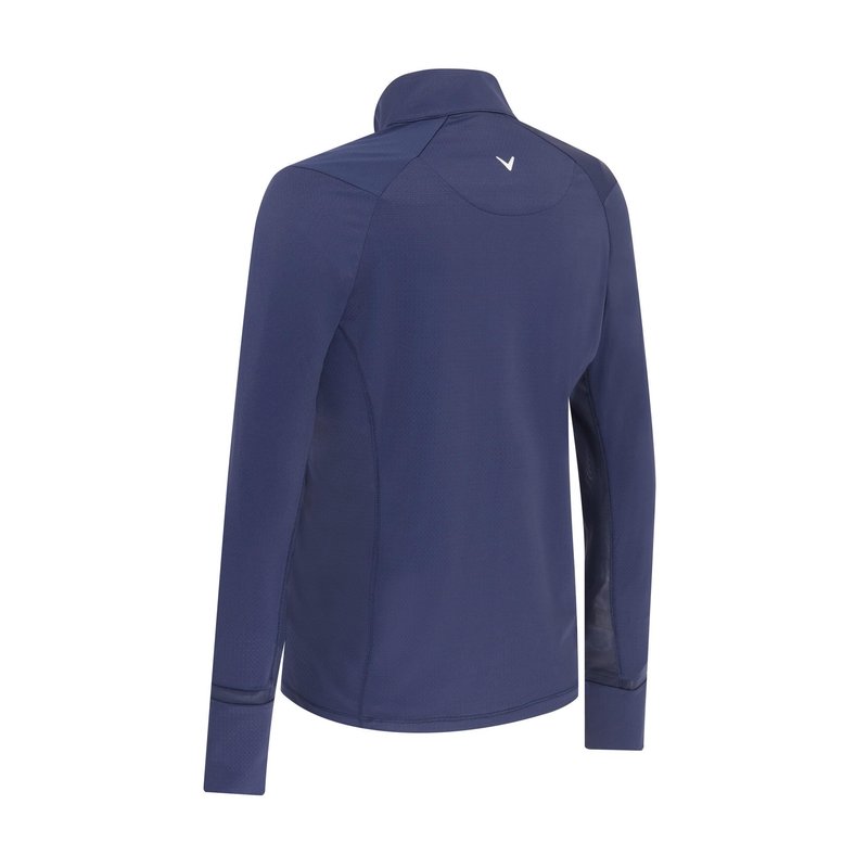 Callaway Colourblock Sun Protection dames top, peacoat