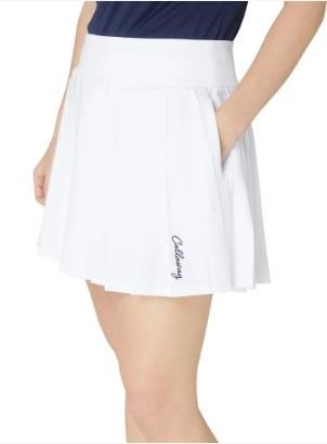Callaway 16" Pleated dames skort, brilliant white