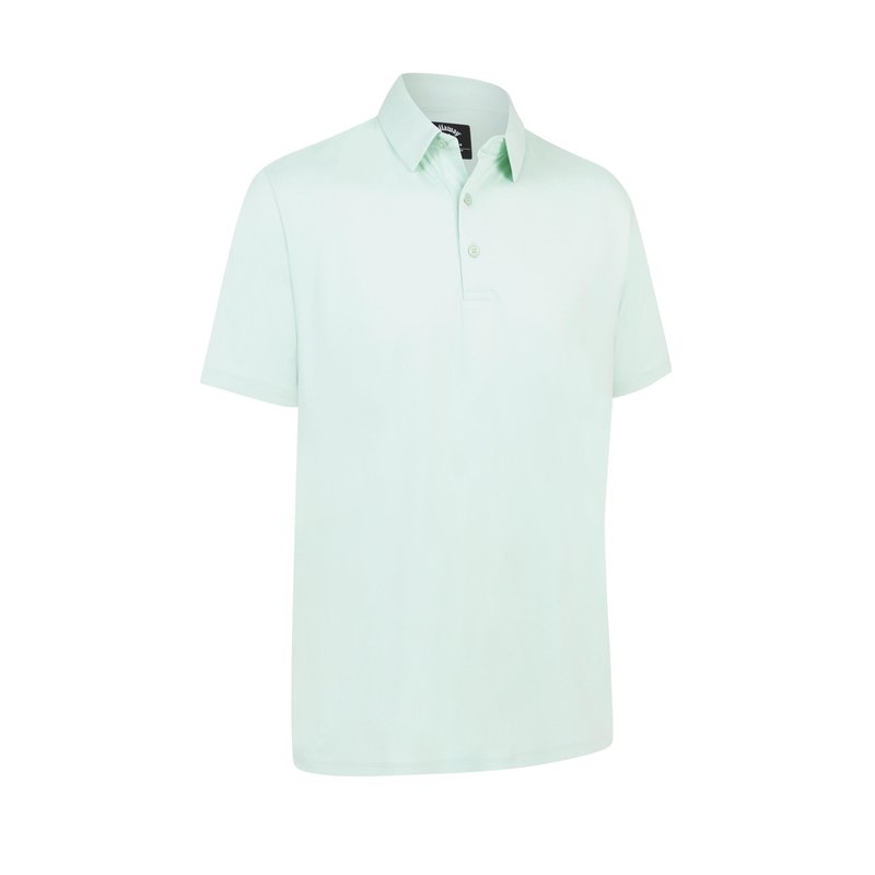 Callaway Premium Jacquard heren polo, birds egg green