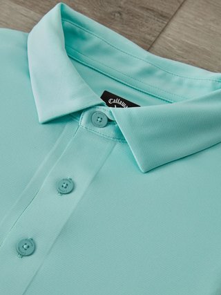 Callaway Premium Jacquard heren polo, birds egg green