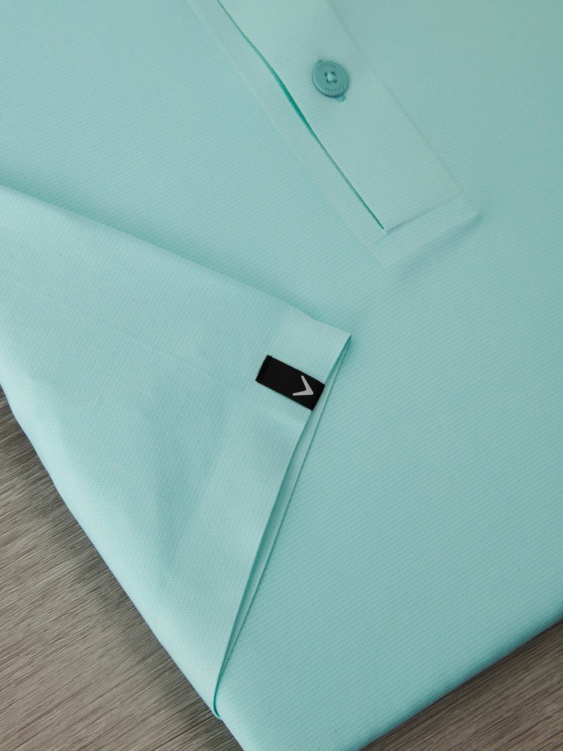 Callaway Premium Jacquard heren polo, birds egg green