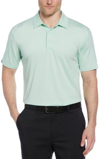 Callaway Premium Heathered heren polo, birds egg green heather