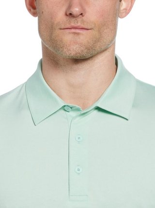 Callaway Premium Heathered heren polo, birds egg green heather