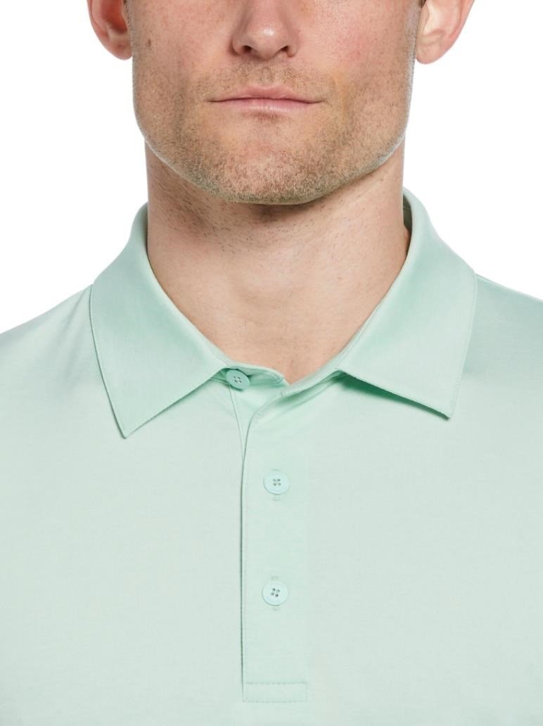 Callaway Premium Heathered heren polo, birds egg green heather