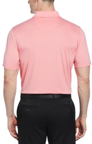 Callaway Premium Heathered heren polo, strawberry pink heather