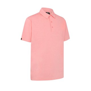 Callaway Premium Heathered heren polo, strawberry pink heather