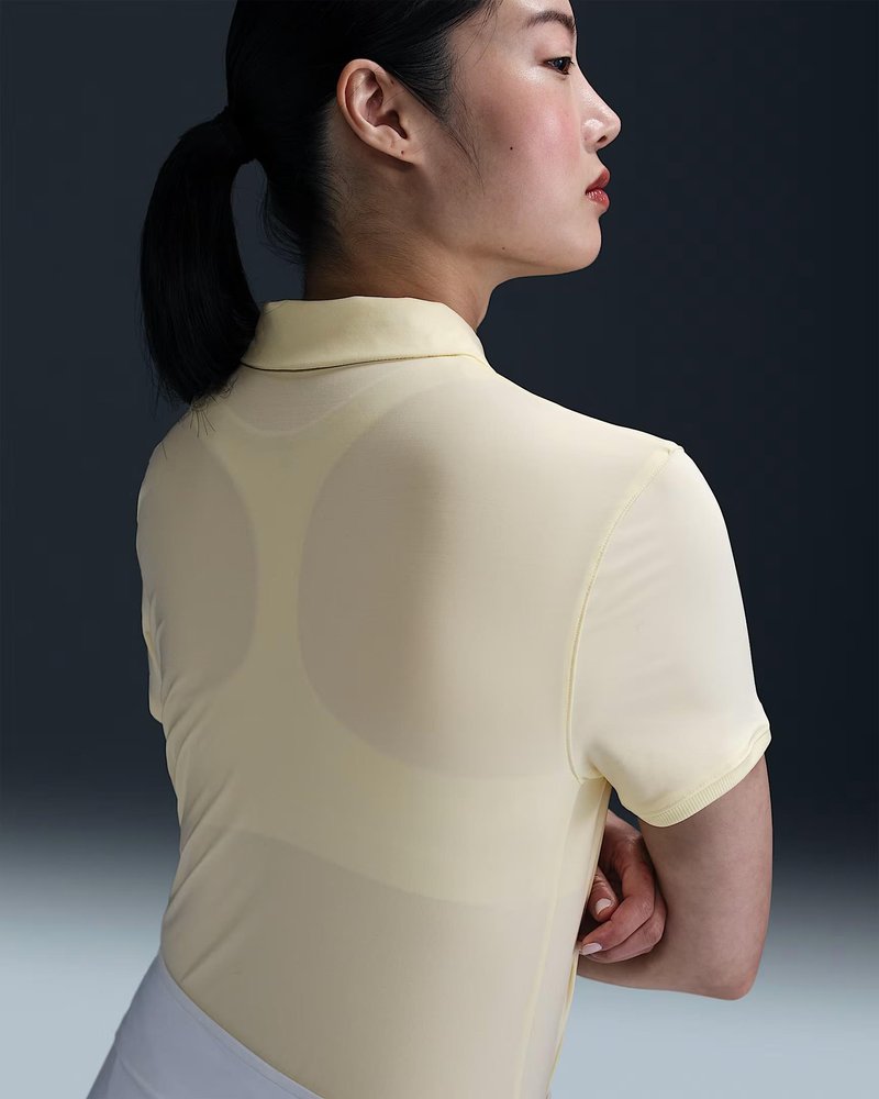 Nike Victory Dri-FIT SS dames polo, alabaster/white