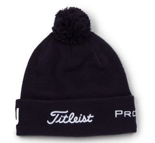 Titleist Tour Pom Pom unisex wintermuts, navy/white