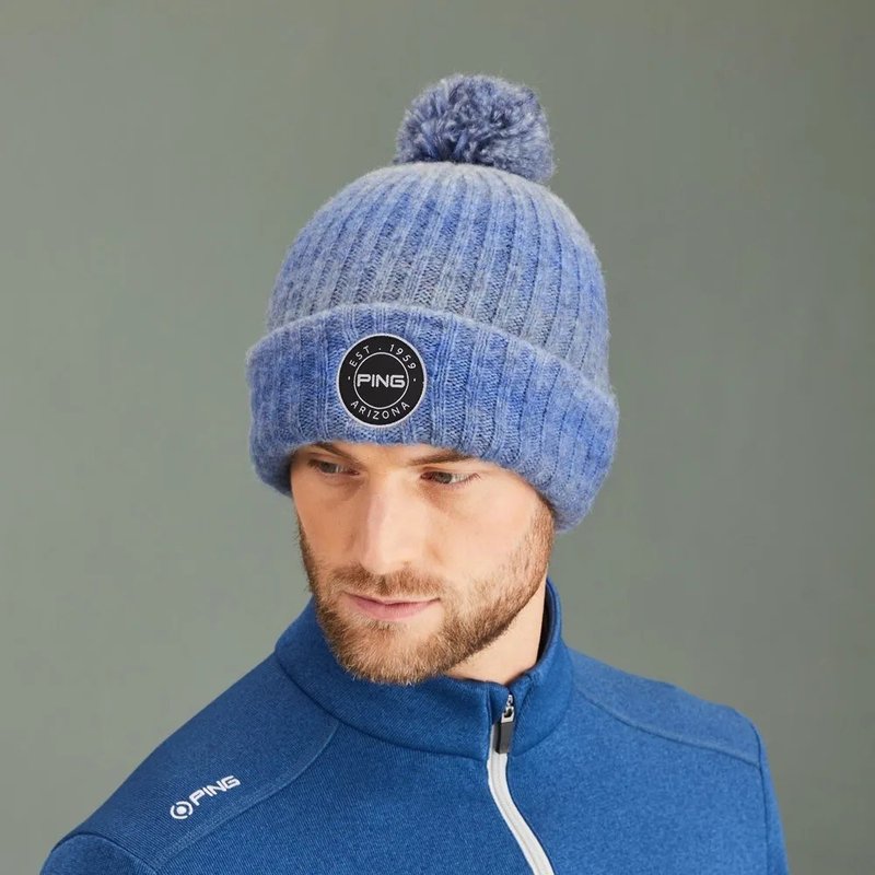 PING Barraclough heren wintermuts, blue multi