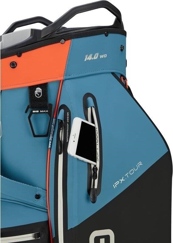 Big Max AQUA IPX.Tour cart bag, blauw/zwart/oranje